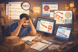 למה החנות שלך לא מדורגת? טעויות SEO שדרופשיפרים עושים בלי לשים לב